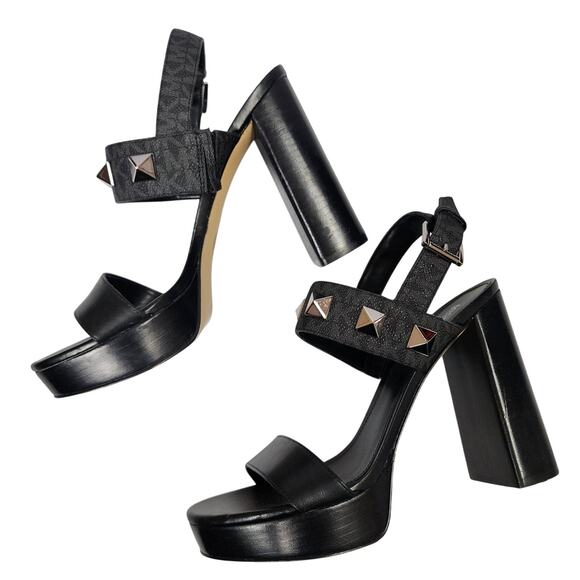 MK Michael Kors Studded Stud Wren 9.5 High Heel Pumps - Picture 4 of 9